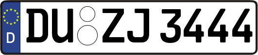 DU-ZJ3444