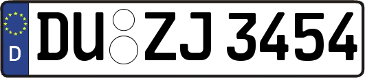 DU-ZJ3454