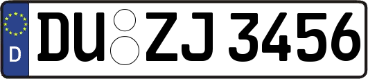 DU-ZJ3456