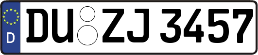 DU-ZJ3457