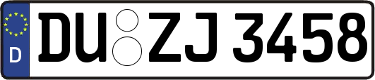 DU-ZJ3458