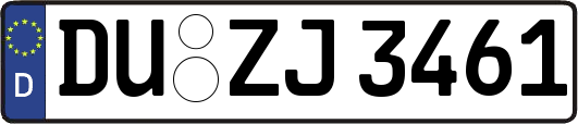 DU-ZJ3461