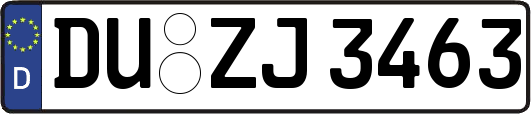 DU-ZJ3463