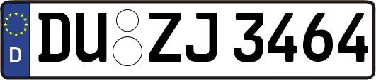 DU-ZJ3464