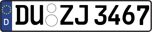 DU-ZJ3467