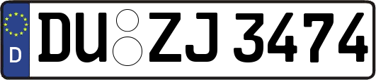 DU-ZJ3474
