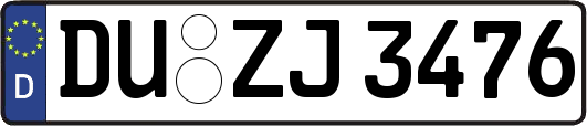DU-ZJ3476