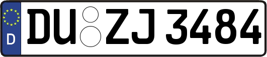 DU-ZJ3484