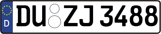 DU-ZJ3488