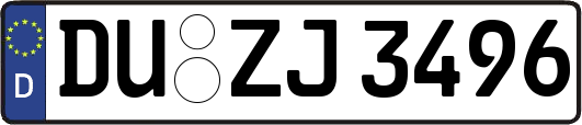 DU-ZJ3496