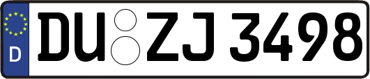 DU-ZJ3498