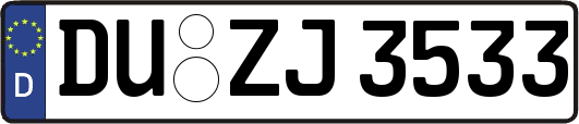 DU-ZJ3533