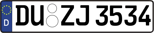DU-ZJ3534