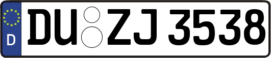 DU-ZJ3538