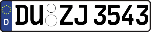 DU-ZJ3543