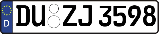 DU-ZJ3598