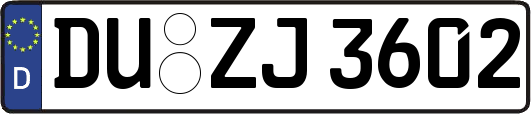 DU-ZJ3602