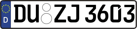 DU-ZJ3603