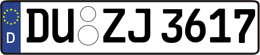 DU-ZJ3617