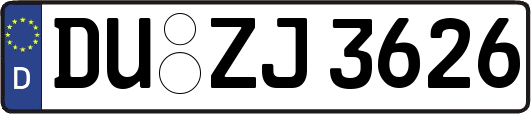 DU-ZJ3626
