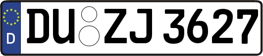 DU-ZJ3627