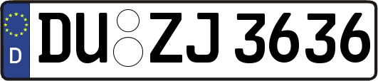 DU-ZJ3636
