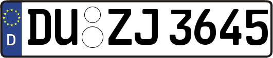 DU-ZJ3645