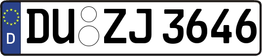 DU-ZJ3646