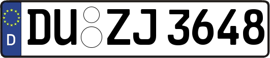 DU-ZJ3648