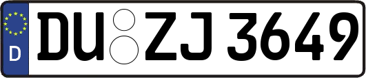 DU-ZJ3649