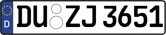 DU-ZJ3651