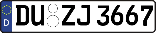 DU-ZJ3667