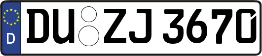 DU-ZJ3670