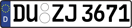 DU-ZJ3671