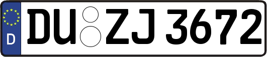 DU-ZJ3672