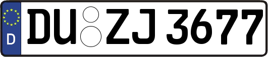 DU-ZJ3677