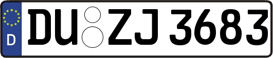 DU-ZJ3683