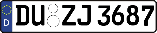 DU-ZJ3687