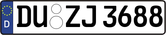 DU-ZJ3688