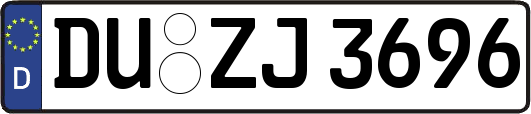 DU-ZJ3696