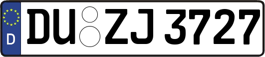 DU-ZJ3727