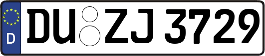 DU-ZJ3729