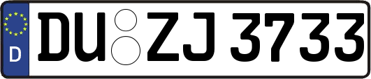 DU-ZJ3733