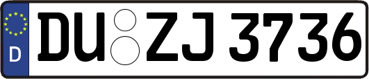 DU-ZJ3736