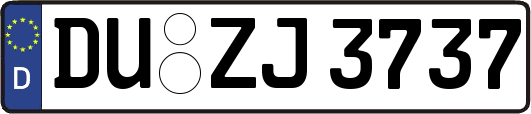 DU-ZJ3737