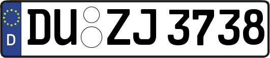 DU-ZJ3738