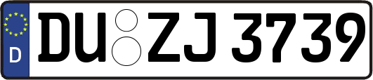 DU-ZJ3739