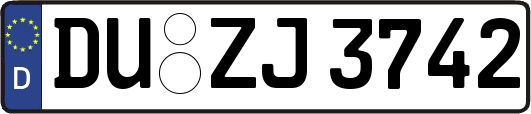 DU-ZJ3742