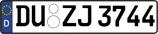 DU-ZJ3744