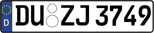 DU-ZJ3749